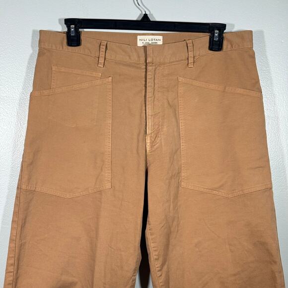 Nili Lotan Shon Barrel Utility Pant Size 12 Made in USA - Picture 7 of 8